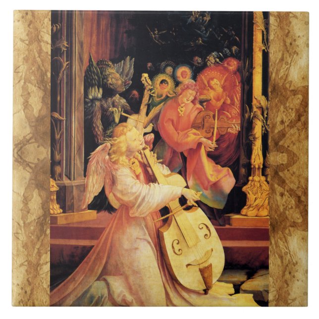 AZULEJO DE CERÂMICA  NATIVIDADE, ÂNGULOS DE FAZER MÚSICO, MÁGICA DO NAT (Frente)