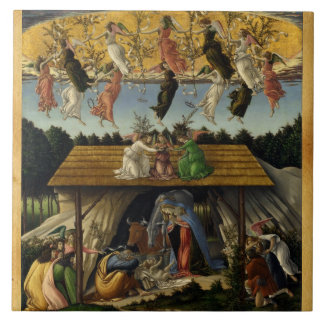 Azulejo De Cerâmica NATIVIDADE MÍSTICA por Sandro Botticelli ,Natal
