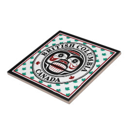 Azulejo De Cerâmica Nativo Americano Vermelho Negra Arte Negra Negra C