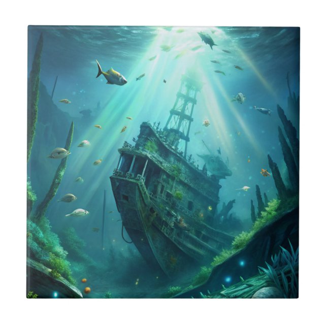 Azulejo De Cerâmica Naufrágio (Frente)