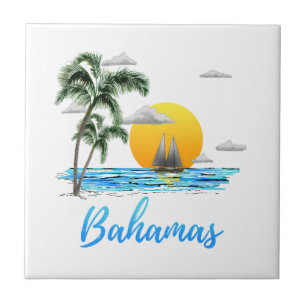 Azulejo De Cerâmica Navigação das férias de Bahamas