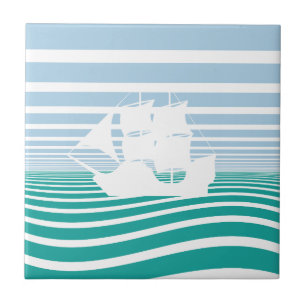 Azulejo De Cerâmica Navio de navigação