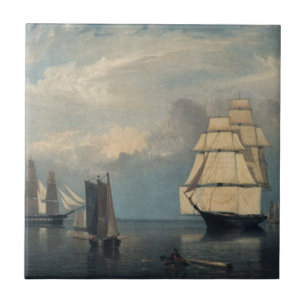 Azulejo De Cerâmica Navios de pesca salem Harbor