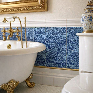 Azulejo De Cerâmica Navios Veleros da Era Vitoriana Sob as Estrelas Pa