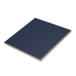 Azulejo De Cerâmica Navy Blue<br><div class="desc">This dark shade of the world's most popular color was once called marine blue and has been used by the British Navy since the eighteenth century. Navy blue represents trust and stability and is less attention-seeking than lighter shades of blue. Navy blue is conservative and evokes feelings of tradition and...</div>