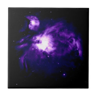 Azulejo De Cerâmica Nebulosa de Órion Roxo: Galáxia