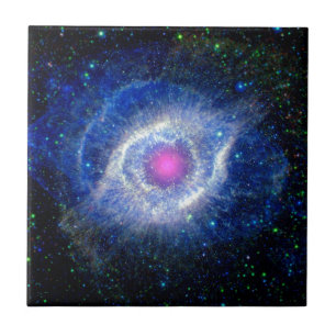 Azulejo De Cerâmica Nebulosa Hélice Olho de Deus Foto Espacial Ultravi