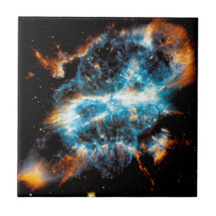 Azulejo De Cerâmica Nebulosa Planetária NGC 5189 - Foto Espacial Hubbl