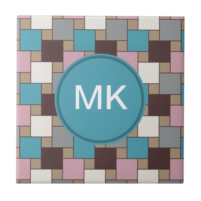 Azulejo De Cerâmica Néctar Rosa Elegante (Frente)