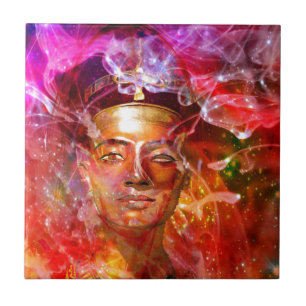 Azulejo De Cerâmica Nefertiti Egípcia