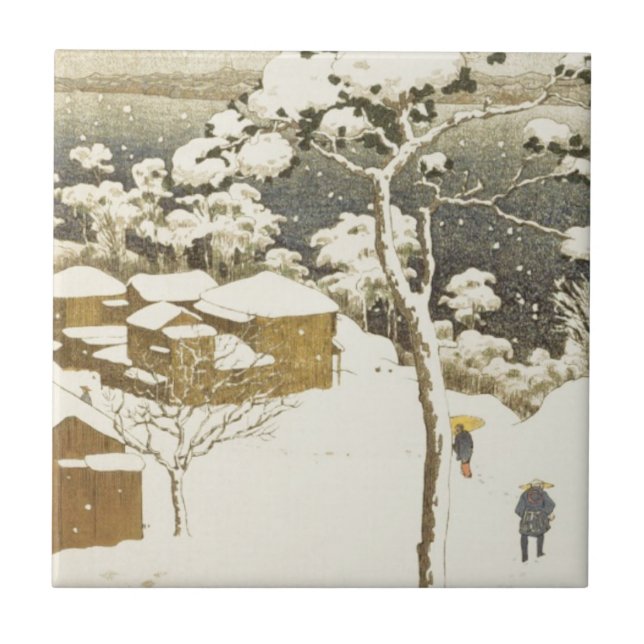 Azulejo De Cerâmica Negishi, Japão (Frente)