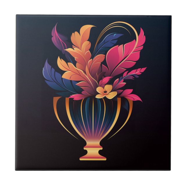 AZULEJO DE CERÂMICA  NEO VASE #2 (Frente)