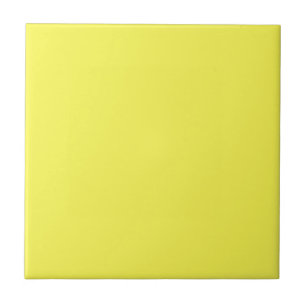 Azulejo De Cerâmica neon Cor brilhante do limão amarelo fluorescente