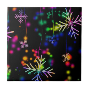 Azulejo De Cerâmica Neon Snow