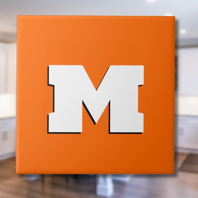 Azulejo De Cerâmica Neon Sunset Laranja e Branco 3D Grande Moderno Ini (Criador carregado)