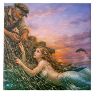 Azulejo De Cerâmica Nerithea e a Captura Moral - Dilema do Pescador