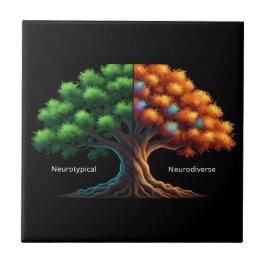 Azulejo De Cerâmica Neurotypical vs. Neurodiverse