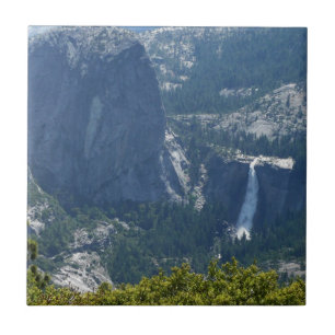 Azulejo De Cerâmica Nevada Cai do Panorama Trilha Yosemite