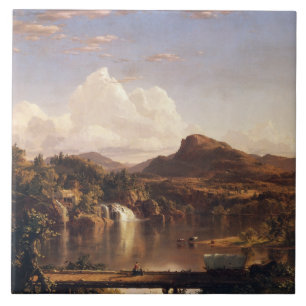 Azulejo De Cerâmica New England Scenery Frederic Edwin Church