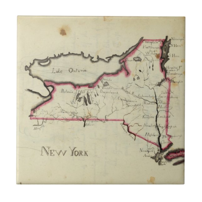 Azulejo De Cerâmica New York 8 (Frente)