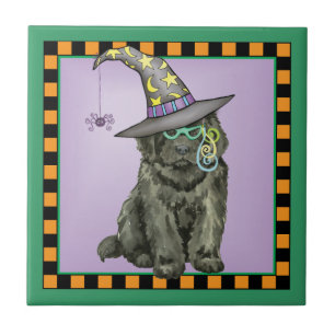 Azulejo De Cerâmica Newfie Witch