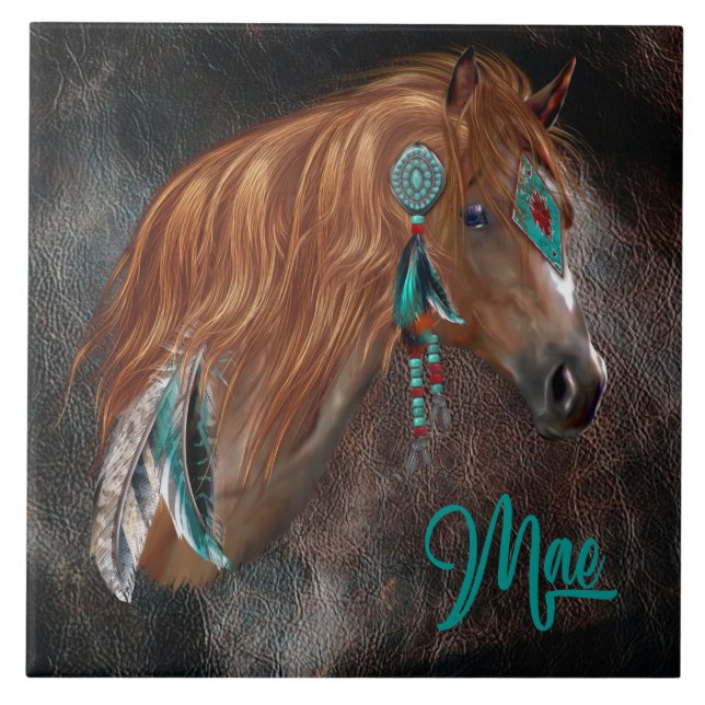 Azulejo De Cerâmica Nicole Personalizada - Mae 2 (Frente)