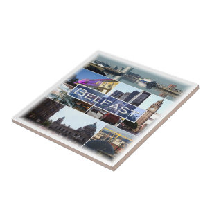 Azulejo De Cerâmica NIR008 BELFAST, Irlanda do Norte,