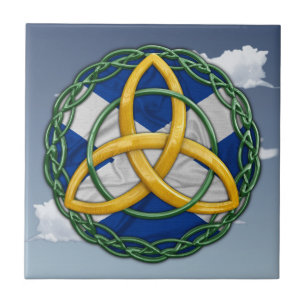 Azulejo De Cerâmica Nó celta da trindade