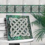 Azulejo De Cerâmica Nó celta do mosaico - Abalone Shell e Pearl<br><div class="desc">Nó celta do mosaico - Abalone Shell e Pearl</div>