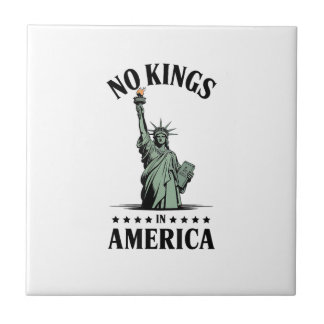 Azulejo De Cerâmica No Kings in America Statue of Liberty
