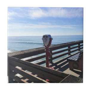 Azulejo De Cerâmica No Newport Pier, Newport Beach, Califórnia