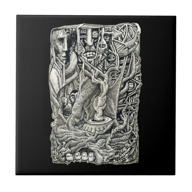 Azulejo De Cerâmica No porão (Frente)