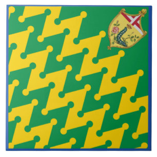 Azulejo De Cerâmica Nobile Contrada del Bruco (Lagarta) Palio