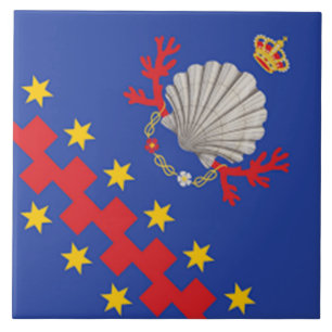 Azulejo De Cerâmica Nobile Contrada del Nicchio (Seashell)