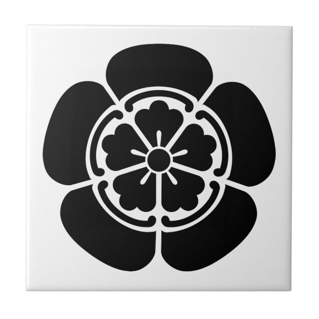 Azulejo De Cerâmica Nobunaga Oda (Frente)