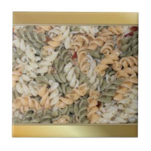 Azulejo De Cerâmica Nódulos de massas alimentícias roxas do Ouro