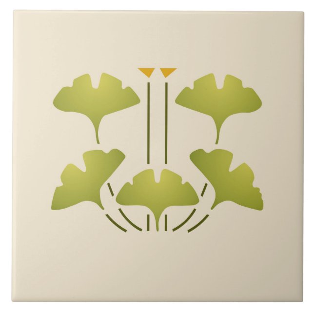 Azulejo De Cerâmica "Nogueira-do-Japão adoptiva " de Helen (Frente)