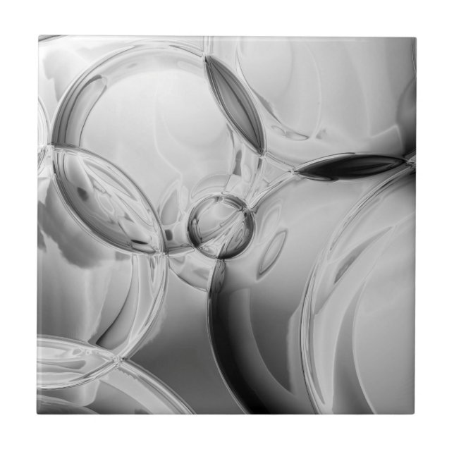 Azulejo De Cerâmica Noir Bubbles (Frente)