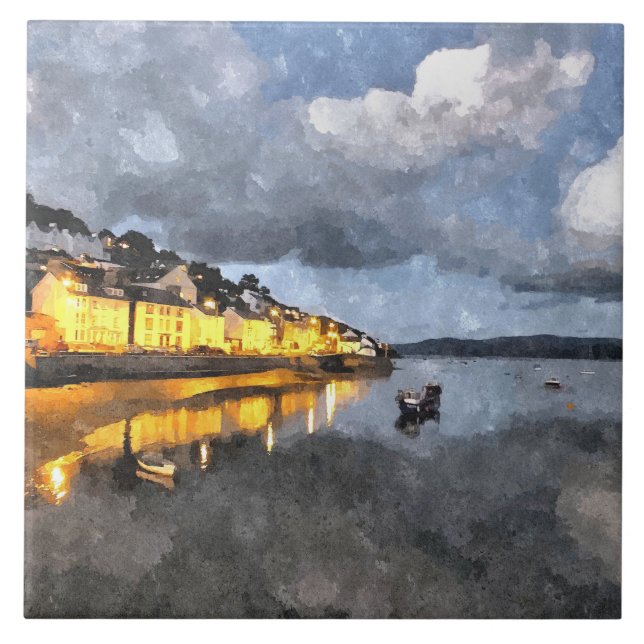 AZULEJO DE CERÂMICA  NOITE (Frente)