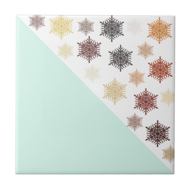 Azulejo De Cerâmica Noite de Natal (Frente)