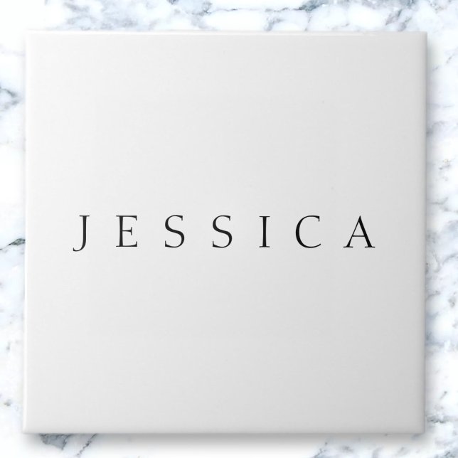 Azulejo De Cerâmica Nome Clássico (ou palavra) (Criador carregado)