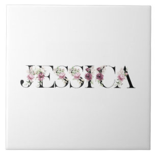 Azulejo De Cerâmica Nome Jessica.
