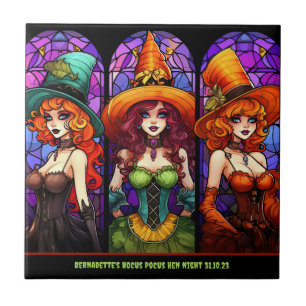 Azulejo De Cerâmica Nome Sentiment Year Gorgeous Witeen Halloween Part