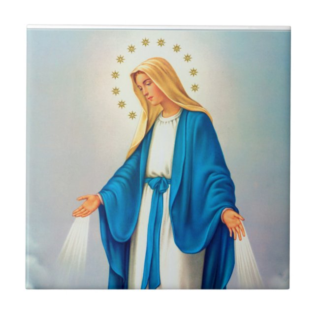 Azulejo De Cerâmica Nossa Senhora da Conceição Imaculada (Frente)