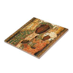 Azulejo De Cerâmica Nossa Senhora de Czestochowa Madona Negra presente