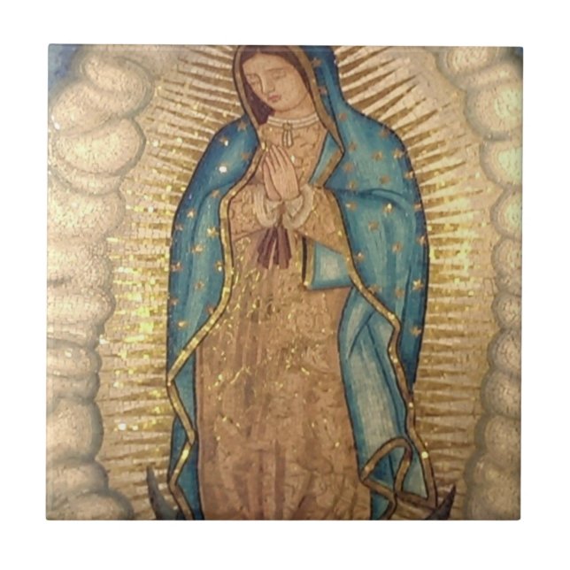 Azulejo De Cerâmica Nossa Senhora de Guadalupe (Frente)