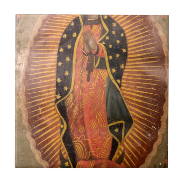 Azulejo De Cerâmica Nossa Senhora de Guadalupe (Frente)