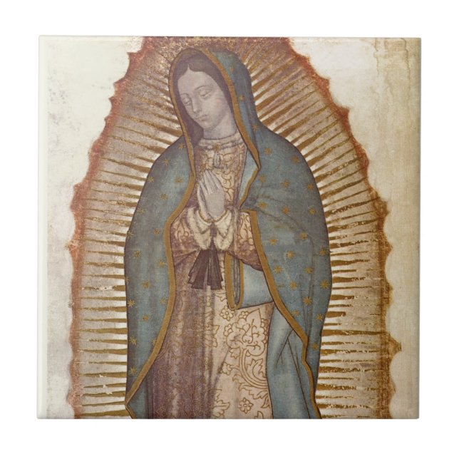 Azulejo De Cerâmica Nossa senhora de Guadalupe (Frente)