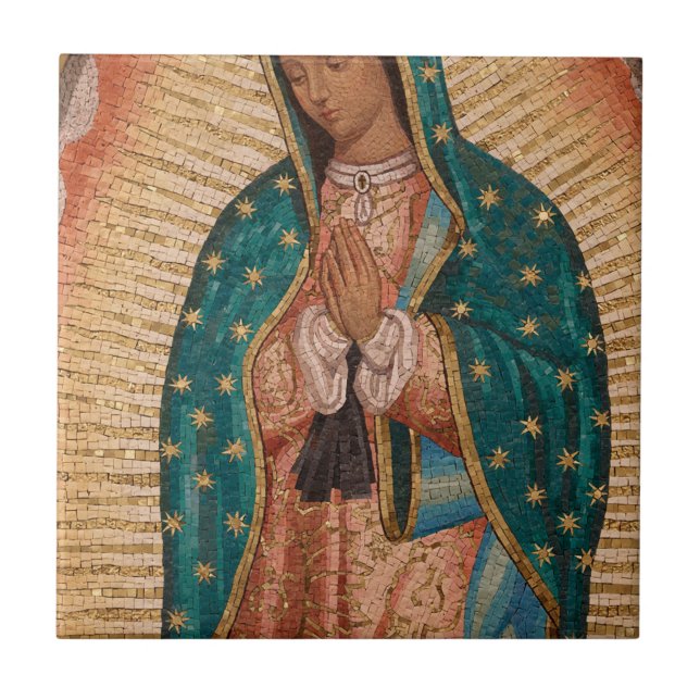 Azulejo De Cerâmica Nossa Senhora de Guadalupe (Frente)