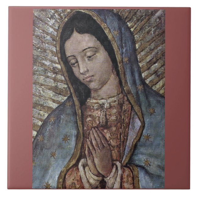 AZULEJO DE CERÂMICA  NOSSA SENHORA GUADALUPE (Frente)